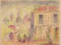 Giardino, acquerello e matita - 1966