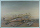 Pesci mare, 1970 - olio su tela, 70 x 50 cm