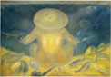 Maga pescatrice, 1988 - olio su tela, 88 x 125 cm